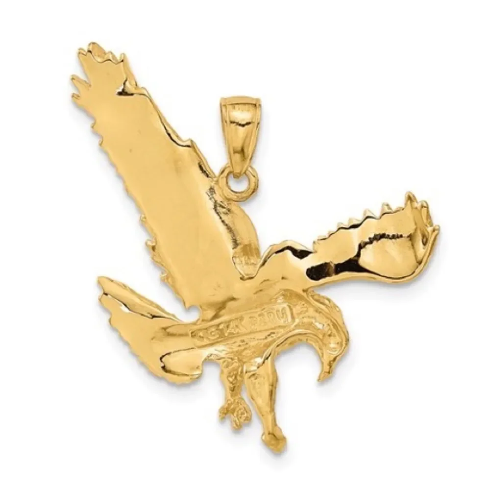 New!!! Men’s 14k Textured Eagle Pendant